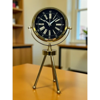 Imperial Gold Üç Ayaklı Metal Masa Saati