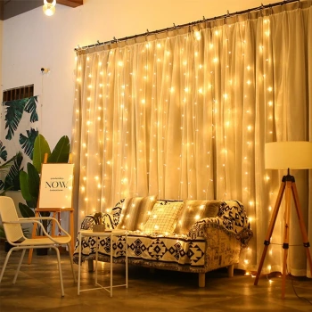 İpek Yıldızı® 2x2 Metre 320 Led 8 Fonskiyonlu Dekoratif Led Günışığı Perde