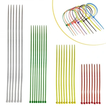 İpek Yıldızı® 30 Parça Plastik Kablo Kelepçe Seti Kablo Düzenleyici Bağlama Bantları