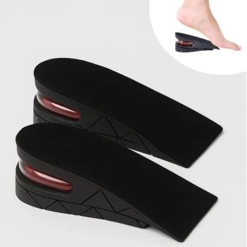 İpek Yıldızı® 5 cm Boy Uzatıcı Silikon Ortopedik Topuk Tabanlık – Yüksek Konforlu Gizli Yükseltici Ped (Unisex)