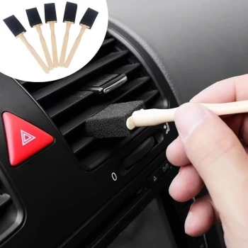 İpek Yıldızı® 5li Araba Havalandırma Temizleme Fırçaları Klima Çıkışları,Toz Alma&Otomobil İçi Detaylı Mini Temizlik Aparatları