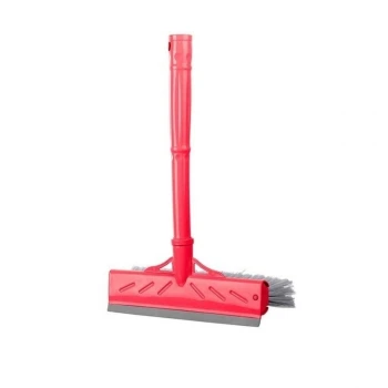 İpek Yıldızı® Çok Amaçlı 22 Cm Fırçalı ve Silikon Çekçekli Ev Araba Cam Temizleyici Fırça