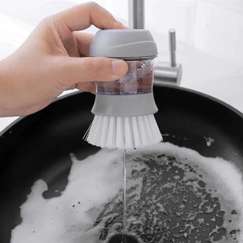 İpek Yıldızı® Deterjan Hazneli Kolay Bulaşık Yıkama Fırçası Bulaşık Sünger