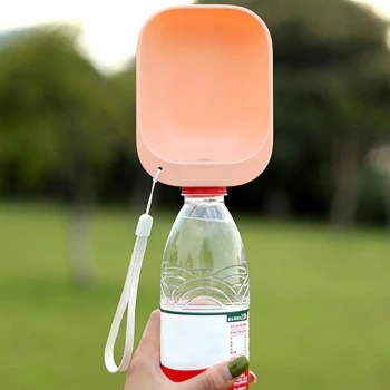 İpek Yıldızı® Evcil Hayvan Plastik Yıkanabilir Taşınabilir Su Şişesi Bağlantılı Su Kabı