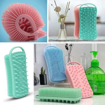 İpek Yıldızı® Kendiliğinden Askılı Peeling ve Masaj Etkili Silikon Banyo Vücut Fırçası