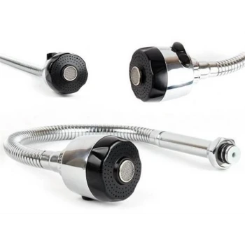 İpek Yıldızı® Oynar Başlıklı 2 Fonksiyonlu Spiral Musluk Başlığı Mutfak Hortumu