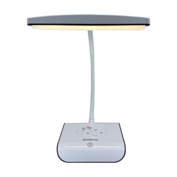 İpek Yıldızı® Şarjlı Oynar Esnek Başlıklı Dokunmatik 3 Farklı Modda Yanan Kaymaz Taban LED Masa Lambası