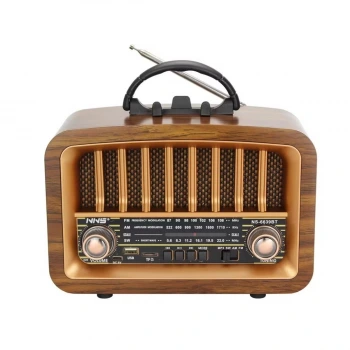 İpek Yıldızı®  Taşınabilir USB İle Şarj Olabilen Klasik AM /FM/SW Transistör Retro Tipi Klasik Radyo