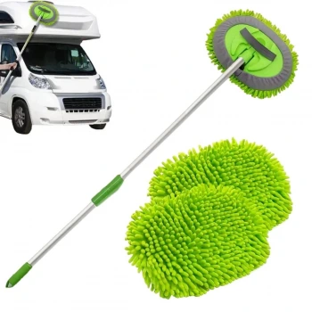 İpek Yıldızı® Yedek Mikrofiber Bezli Oto Yıkama Mop Seti