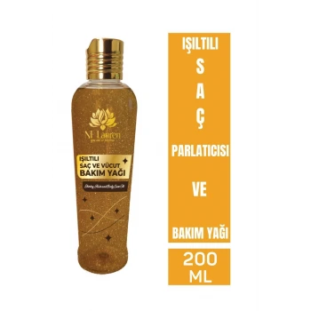 Işıltılı Saç Parlatıcısı Ve Bakım Yağı 200 ml