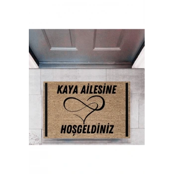 Kapı Önü Paspası Dekoratif Dijital Baskı Kişiye Özel P-2502