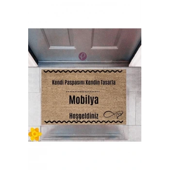 Kapı Önü Paspası Dekoratif Dijital Baskı Mobilya P-2515