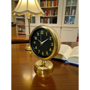 Klas Gold 25 x 20 Cm Metal Masa Saati