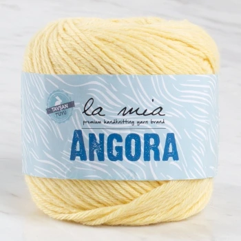 La Mia Angora 50gr Sarı El Örgü İpi - L124 - 33796