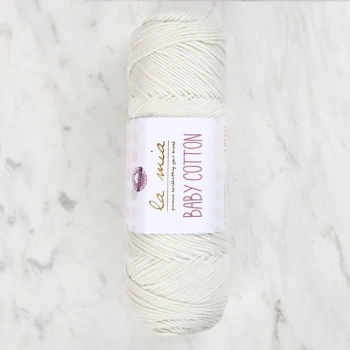 La Mia Baby Cotton Açık Krem El Örgü İpi - L050