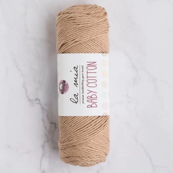 La Mia Baby Cotton Bej El Örgü İpi - L049 - 33627