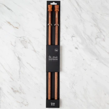 La Mia Rosewood 10 mm 36 cm Ahşap Örgü Şişi