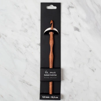La Mia Rosewood 5.5 mm 15.5 cm Ahşap Yün Tığ