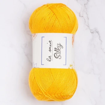 La Mia Silky Hardal Sarı El Örgü İpi - L003 - 33673
