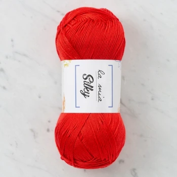 La Mia Silky Kırmızı El Örgü İpi - L004 - 33676