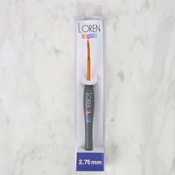 LOREN ALTIN UÇLU YUMUŞAK SAPLI ÖRGÜ TIĞI LRN-041 2