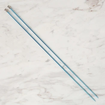 Loren Crafts 2,5 mm 35 cm Mavi Metal Örgü Şişi - L