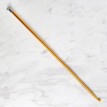 Loren Crafts 5 mm 25 cm Sarı Metal Gagalı Örgü Tığ