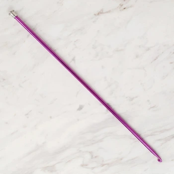 Loren Crafts 6 mm 35 cm Mor Renkli Metal Gagalı Ör