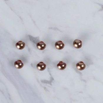 Loren Crafts 8 li Kahve Düğme - 0144