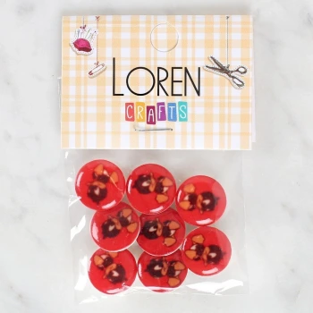 Loren Crafts 8li Ördek Düğme - 1207