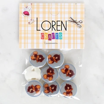 Loren Crafts 8li Ördek Düğme - 1211