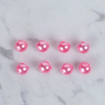 Loren Crafts 8 li Pembe Düğme - 0151
