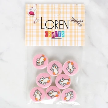 Loren Crafts 8li Penguen Düğme - 1038