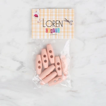 Loren Crafts 8 li somon çoban düğme - 113