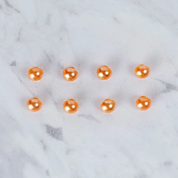 Loren Crafts 8 li Turuncu Düğme - 0146