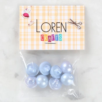 Loren Crafts 8 li Yeşil Düğme - 0156