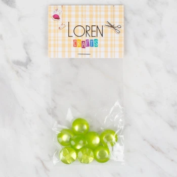 Loren Crafts 8 li Yeşil Düğme - 45
