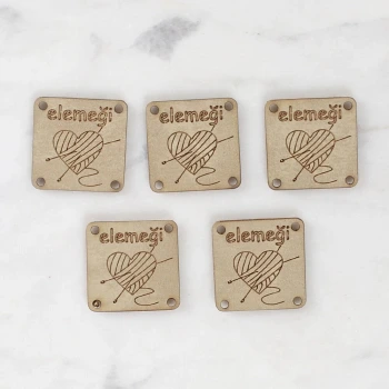 Loren Crafts Elemeği Deri Arma 5 Adet - 1569