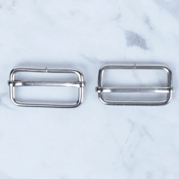 Loren Gümüş Metal Toka Sürgülü 2 li Paket