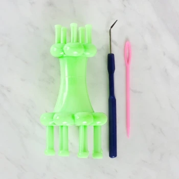 LOREN KÜÇÜK BOY SİLİNDİR ÖRGÜ APARATI YEŞİL