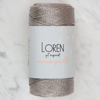 Loren Macrame Sparkle Simli Vizon El Örgü İpi - RM
