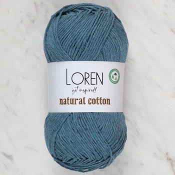 Loren Natural Cotton Petrol Yeşili El Örgü İpi - R
