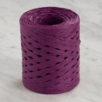 Loren Natural Raffia 90 gr Mor Kağıt İp - 41