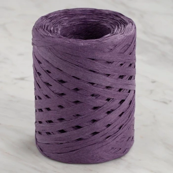 Loren Natural Raffia 90 gr Mor Kağıt İp - 42