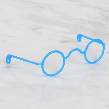 Loren Plastik Amigurumi Gözlük Koyu Mavi