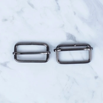 Loren Siyah Metal Toka Sürgülü 2 li Paket