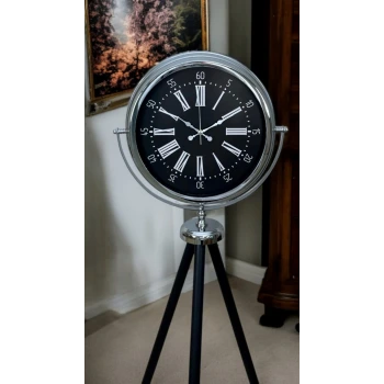 Majestic Krom Tripod Ayaklı Saat