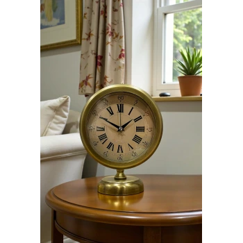 Majestic Time Eskitme 25 x 20 Cm Metal Masa Saati