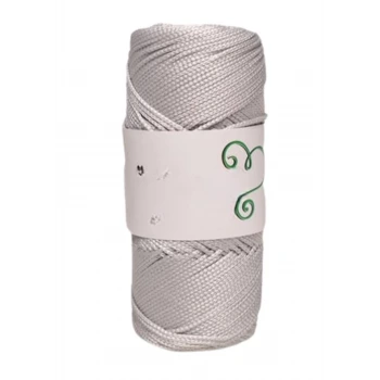 Makrome İpi 3mm Polyester Gri