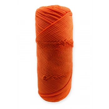 Makrome İpi 3mm Polyester Turuncu Simli